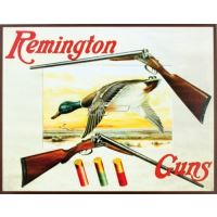 Plaatstalen bord / REM- 2 Shotguns & Du