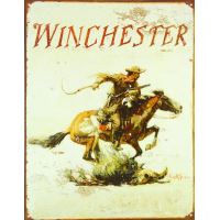 Plaatstalen bord / Winchester Logo