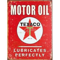 Plaatstalen bord / Texaco