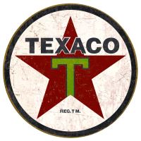 Plåtskylt / Texaco 1936