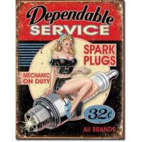 Plåtskylt / Dependable Service