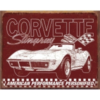 Metalls skilt / Corvette Sting