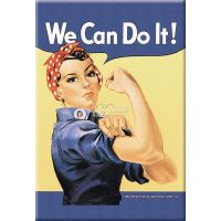 Plåtskylt / We Can Do It