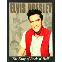 Plåtskylt / Elvis Portrait