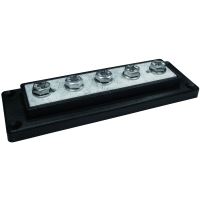 Kopplingsplint 5 x M8 Svart