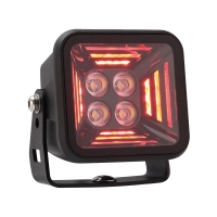 DARK KNIGHT FORTEX ARBEIDSLYS 38 W RØDT
