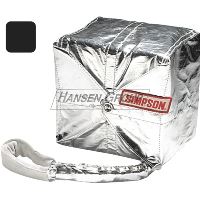 14 FT. Crossform Brake Chute With Kevlar Shroud Lines BLACK