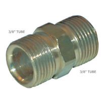 Rak skarvnippel 9/16-24 (3/8" tube)