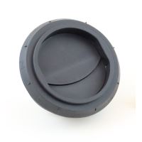 Luftutsläpp 90mm Stängb.svart