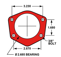 7-1/4" (4 Lug)